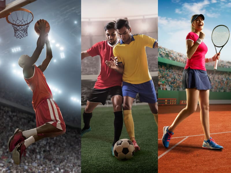 Sports betting action image representing live match moments on tk222